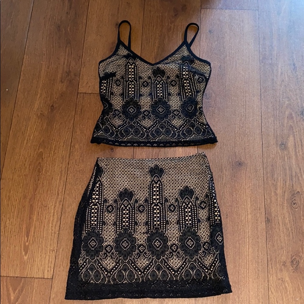 Lace Skirt Set